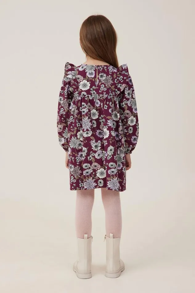 Girls 214 Dresses Cotton On Holly Long Sleeve Dress Vintage Berryannie Floral