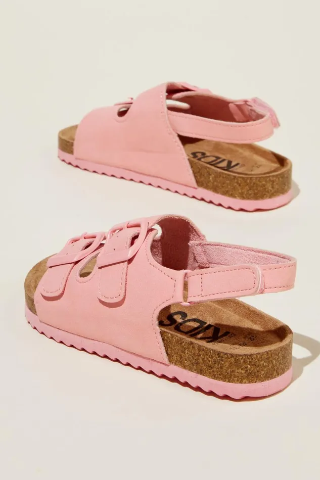 Girls 214 Flats and Sandals Cotton On Theo Sandal Clay Pidgeonclay Pidgeon