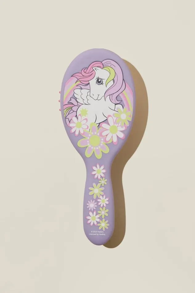 Girls 214 Hair Accessories Cotton On Licensed Hair Brush Lcn Has My Little Ponysmokey Lilac