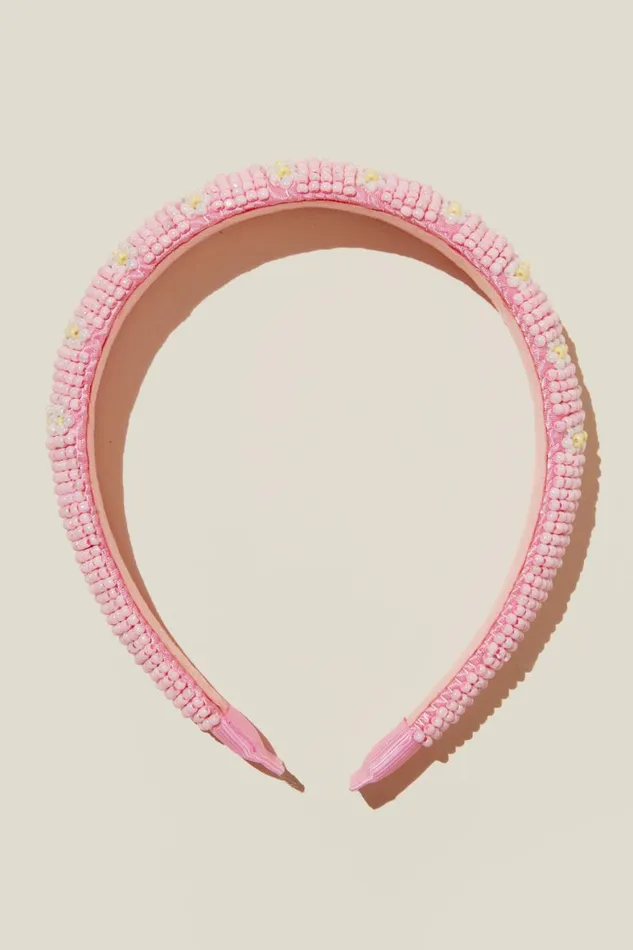 Girls 214 Hair Accessories Cotton On Sophia Luxe Headband Bold Rainbow Beads