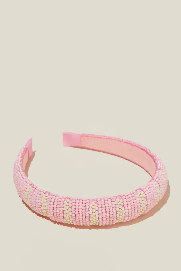 Girls 214 Hair Accessories Cotton On Sophia Luxe Headband Bold Rainbow Beads