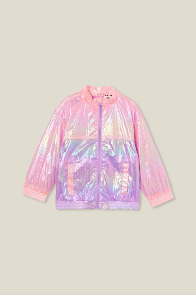Girls 214 Jackets and Sweaters Cotton On Abbie Spray Jacket Pale Violetcali Pink