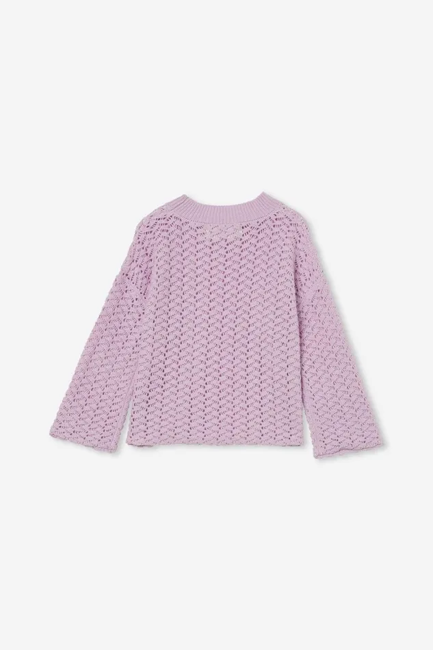 Girls 214 Jackets and Sweaters Cotton On Ruby Knit Jumper Pale Violet