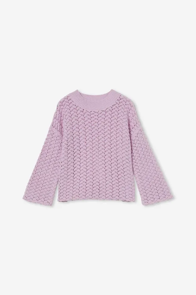 Girls 214 Jackets and Sweaters Cotton On Ruby Knit Jumper Pale Violet