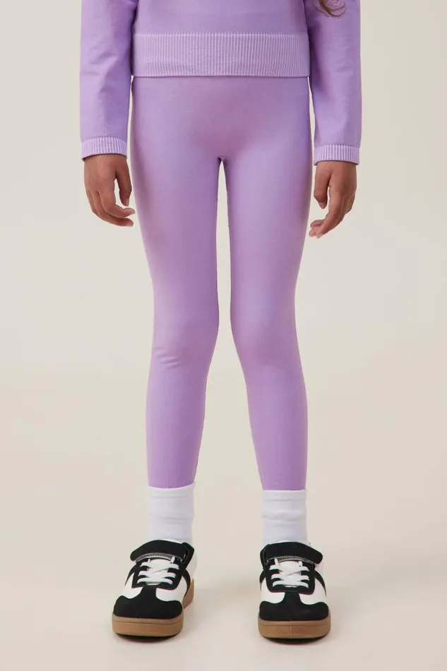 Girls 214 Leggings Pants and Jeans Cotton On Imogen Seamfree Legging Lilac Drop Wash