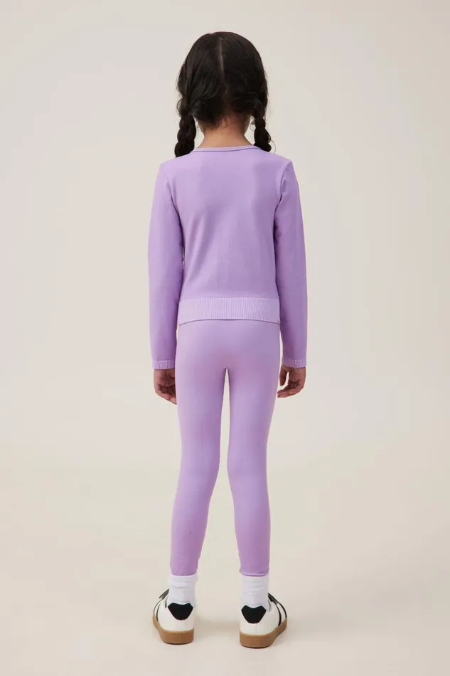 Girls 214 Leggings Pants and Jeans Cotton On Imogen Seamfree Legging Lilac Drop Wash