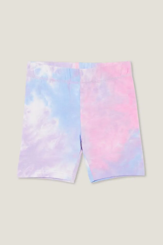 Girls 214 Shorts Skirts and Playsuits Cotton On Halley Bike Short Lilac Droptie Dye