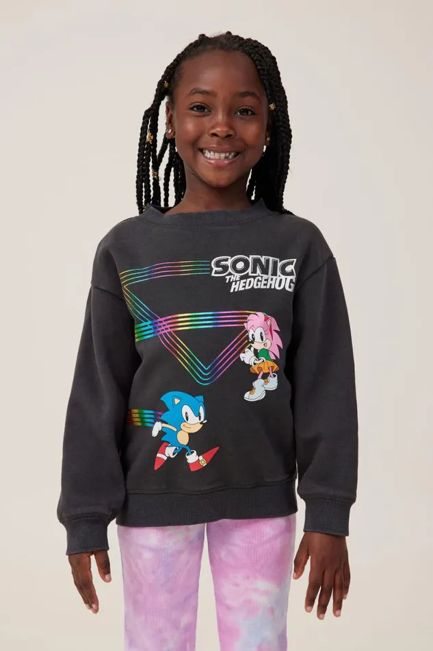 Girls 214 Sweatshirts and Sweatpants Cotton On License Dusty Fleece Crew Neck Lcn Seg Sonic And Amyphantom Wash Girls 214 Sweatshirts and Sweatpants Cotton On License Dusty Fleece Crew Neck Lcn Seg Sonic And Amyphantom Wash