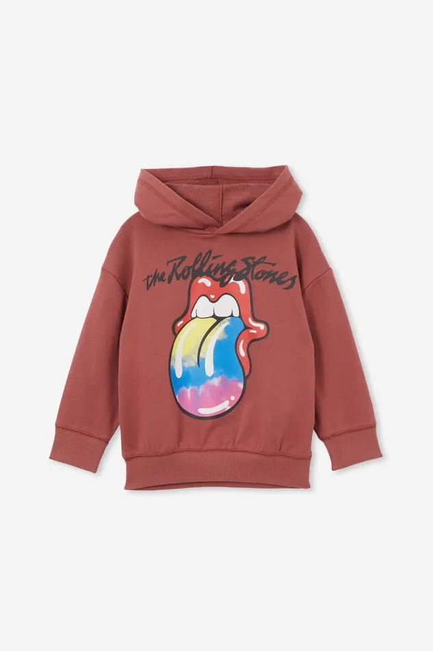 Girls 214 Sweatshirts and Sweatpants Cotton On License Emerson Hoodie Lcn Bra Rolling Stones Tonguehenna