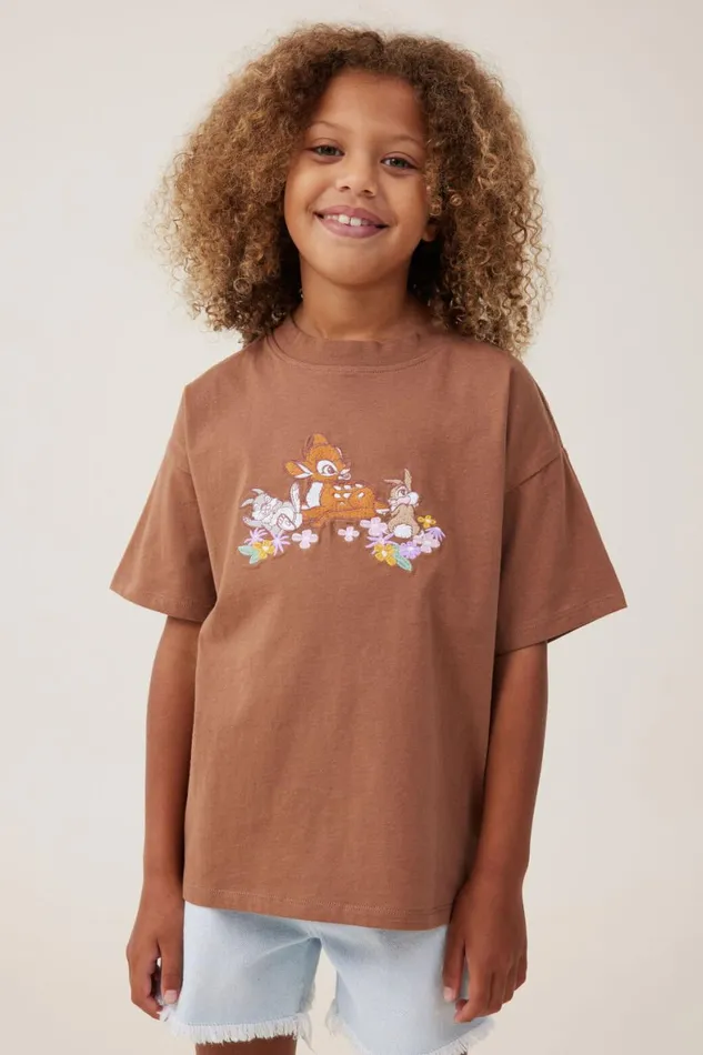 Girls 214 Tops and TShirts Cotton On License Drop Shoulder Short Sleeve Tee Lcn Dis Bambicoco Jumbo Girls 214 Tops and TShirts Cotton On License Drop Shoulder Short Sleeve Tee Lcn Dis Bambicoco Jumbo