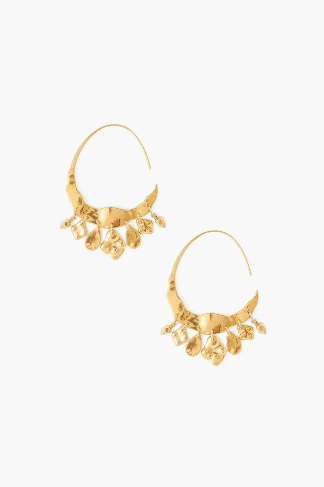 Gold Crescent Earrings Women Chan Luu Earrings