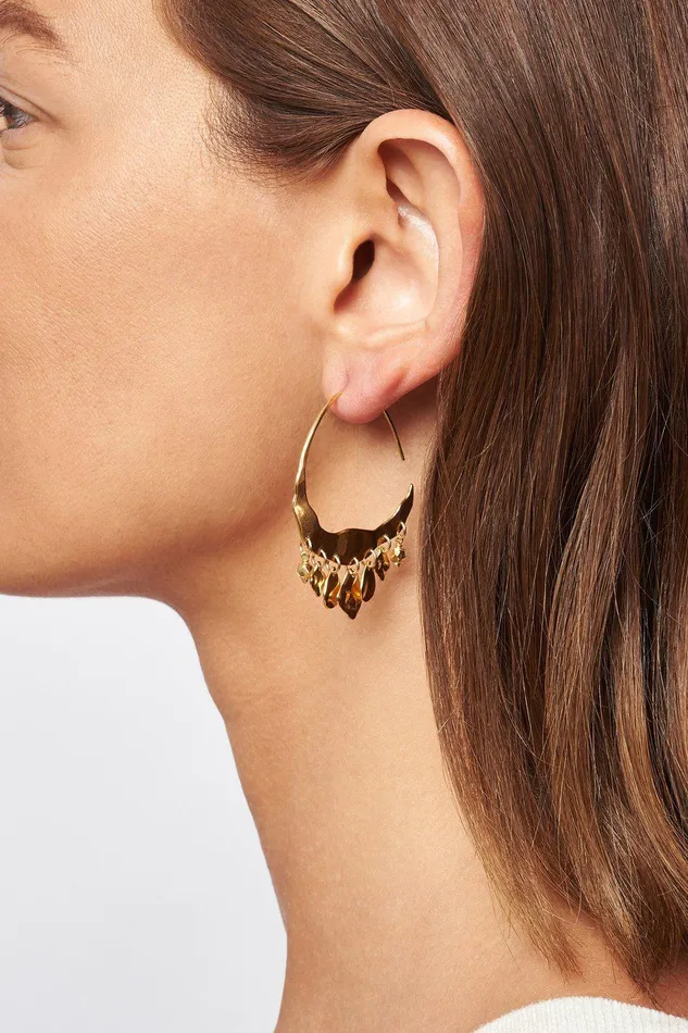 Gold Crescent Earrings Women Chan Luu Earrings