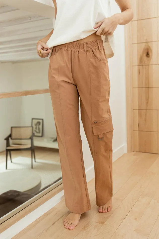 Grace Nylon Pants Clay Women Bohme Pants