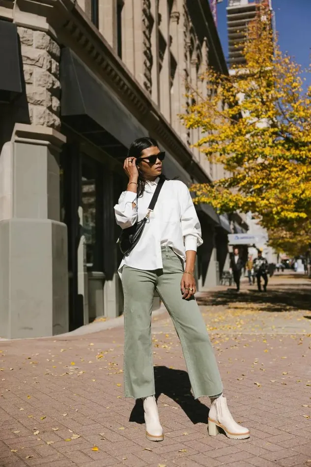 Gracie Button Up In Ivory Ivory Women Bohme Tops