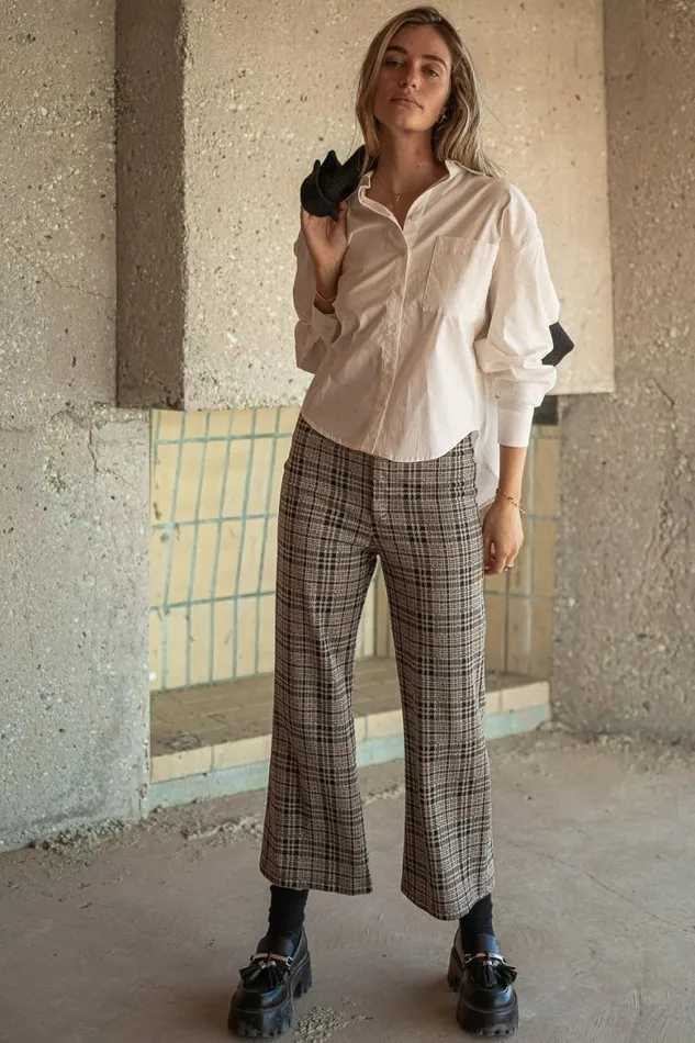Gracie Button Up In Ivory Ivory Women Bohme Tops