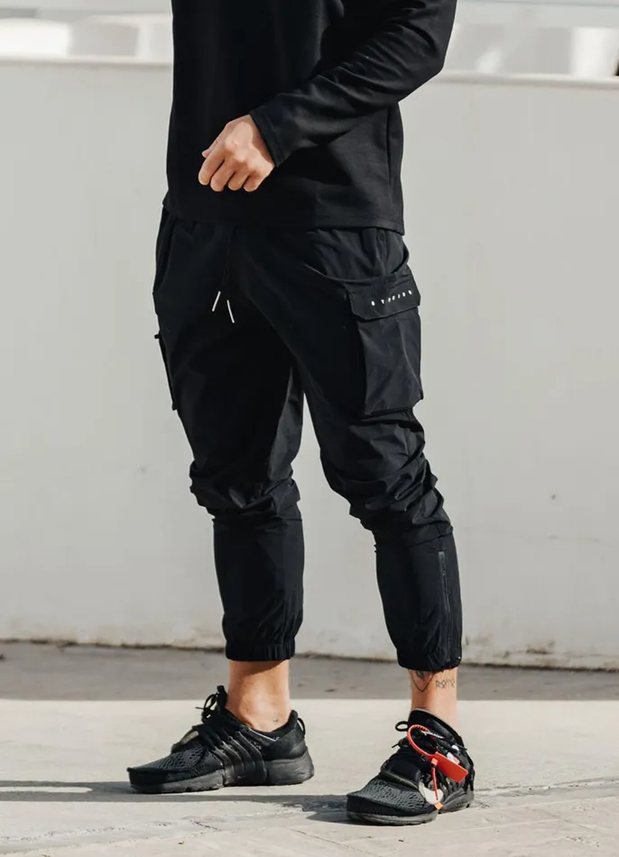 Gym King Cargos Men Rebellion Cargo Jogger 8211 Black