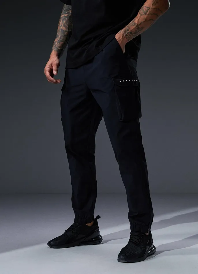 Gym King Cargos Men Rebellion Cargo Jogger 8211 Black