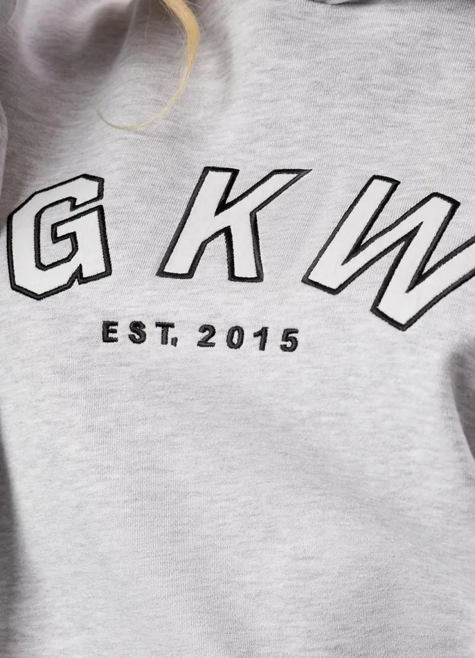 Gym King CoOrds Women GKW Relaxed Fit Hoodie 8211 Snow Marl