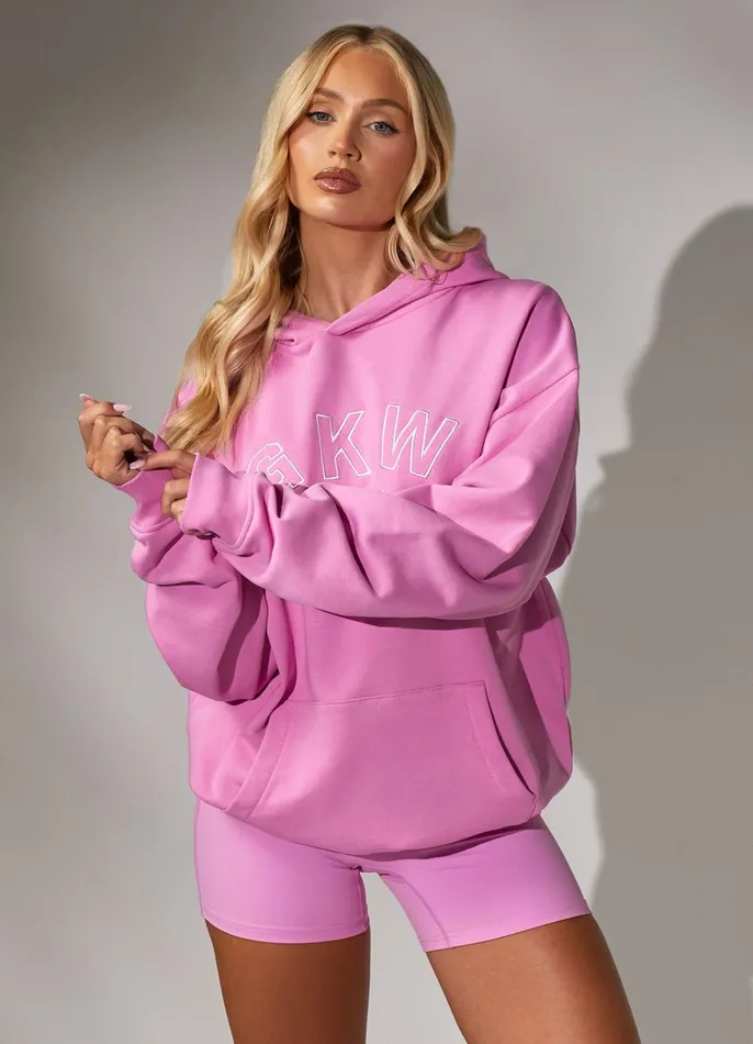 Gym King CoOrds Women GKW Seam Detail Shorts 8211 Pink Rose