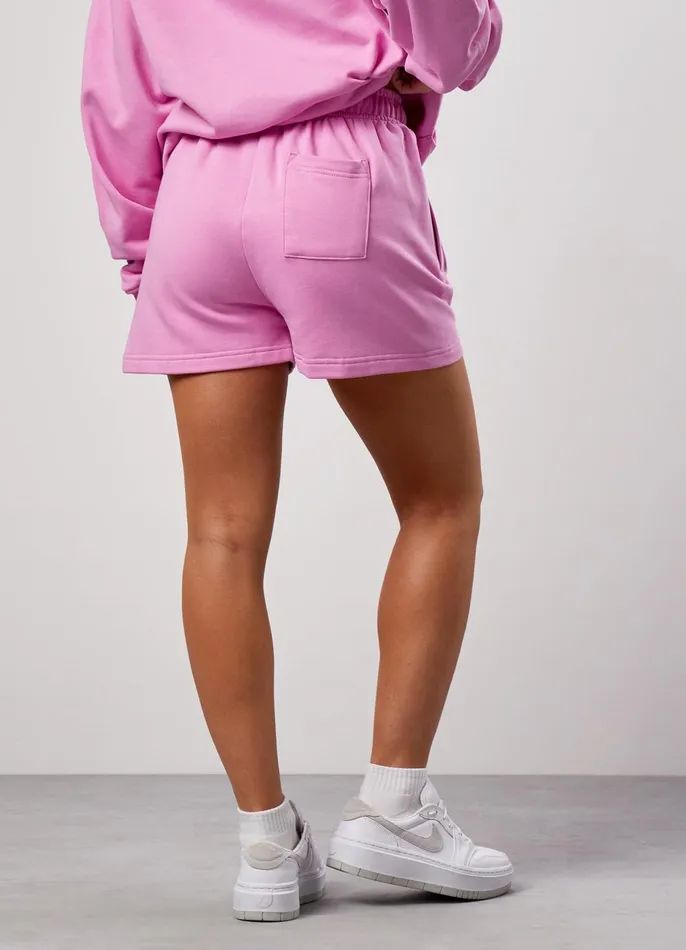 Gym King CoOrds Women GKW Seam Detail Shorts 8211 Pink Rose