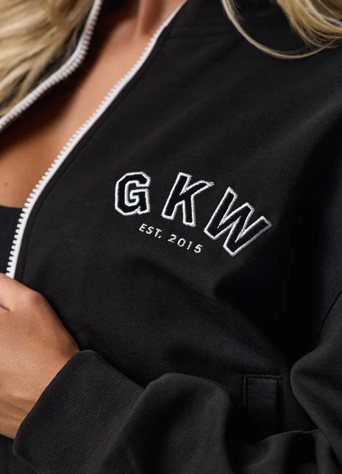 Gym King CoOrds Women GKW Sports Luxe Track Jacket 8211 Black
