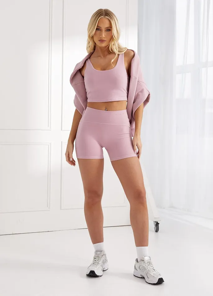 Gym King CoOrds Women Peach Luxe Tank 8211 Dusky Mauve Luxe