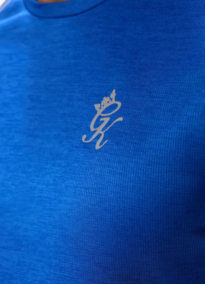 Gym King Gymwear Men Element Tee 8211 Sonic Blue Marl