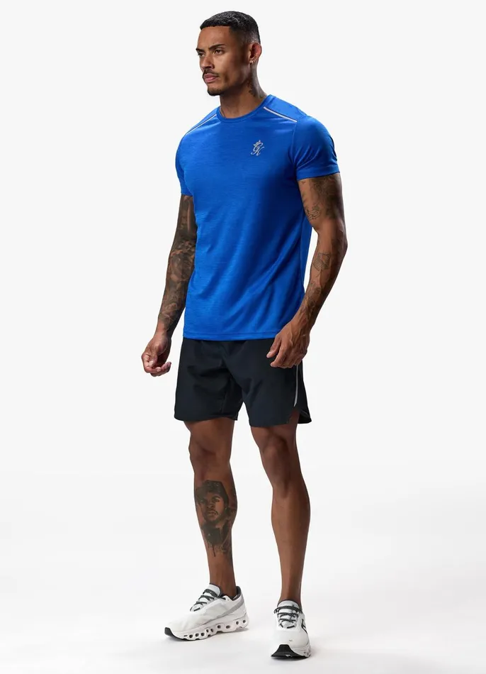 Gym King Gymwear Men Element Tee 8211 Sonic Blue Marl