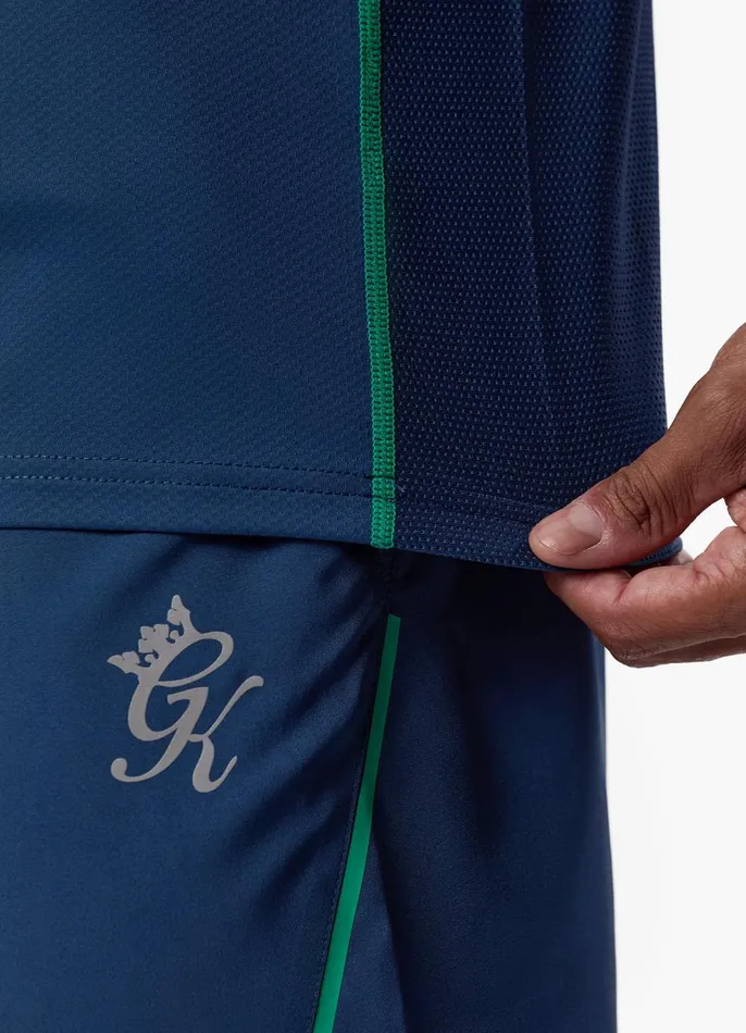 Gym King Gymwear Men Flex Tee 8211 Navy