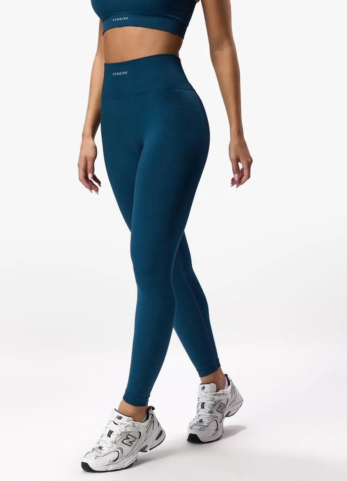 Gym King Gymwear Women Results 20 Seamless Legging 8211 Teal
