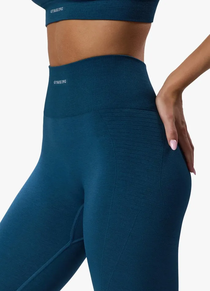 Gym King Gymwear Women Results 20 Seamless Legging 8211 Teal