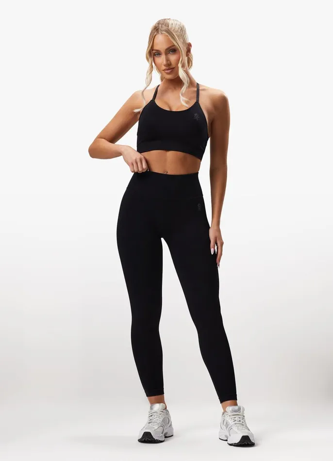 Gym King Gymwear Women Sculpt Seamless Bra 8211 Black