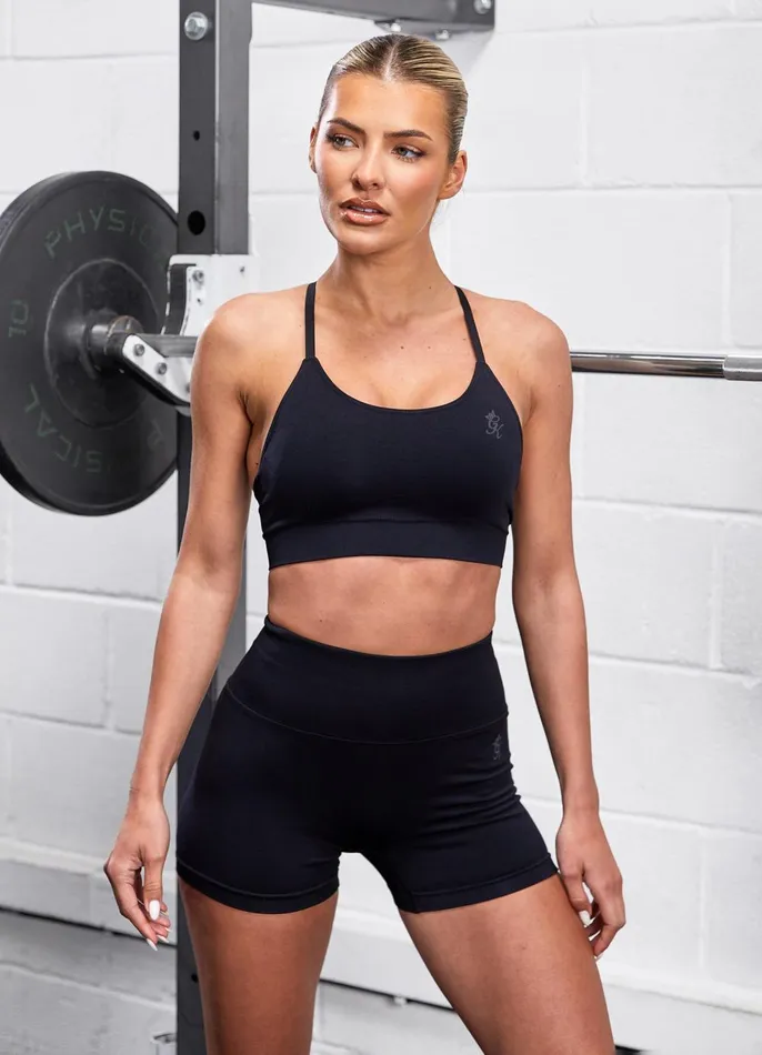 Gym King Gymwear Women Sculpt Seamless Bra 8211 Black