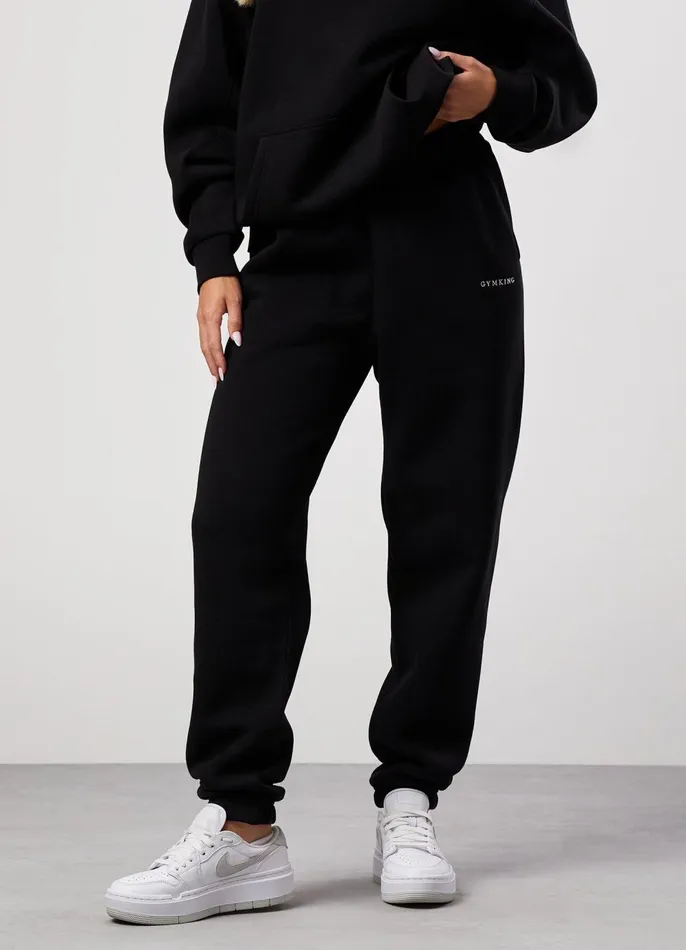 Gym King Joggers Women 365 Boyfriend Jogger 8211 Black