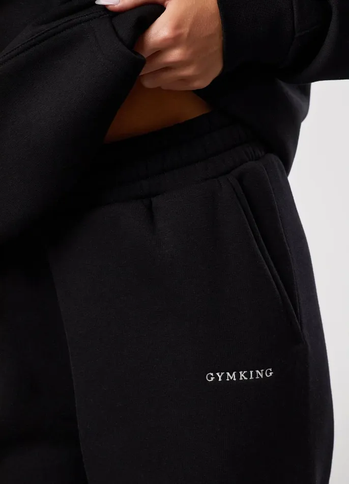Gym King Joggers Women 365 Boyfriend Jogger 8211 Black