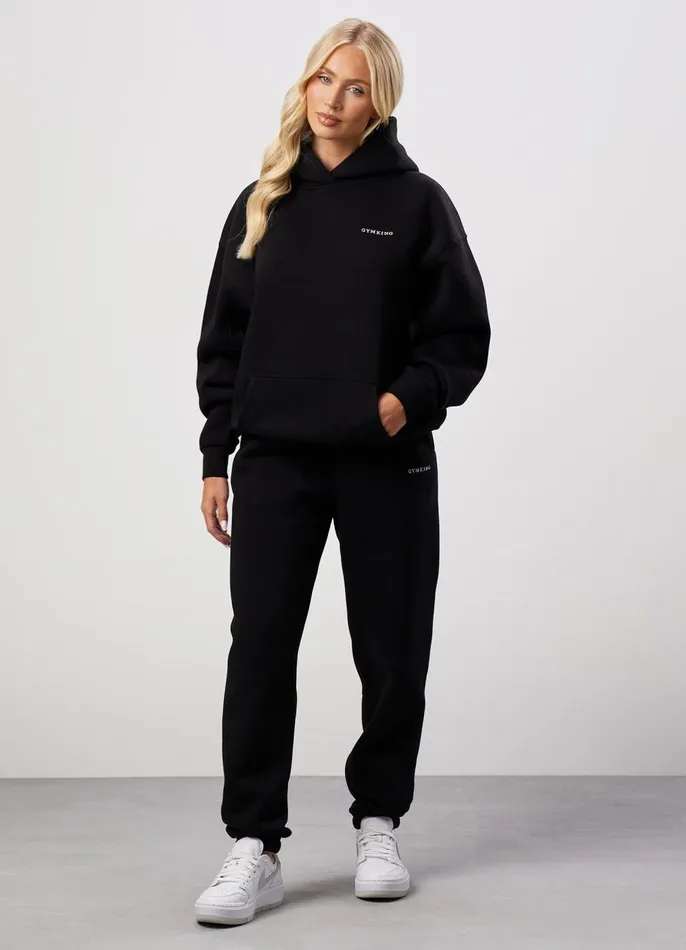 Gym King Joggers Women 365 Boyfriend Jogger 8211 Black