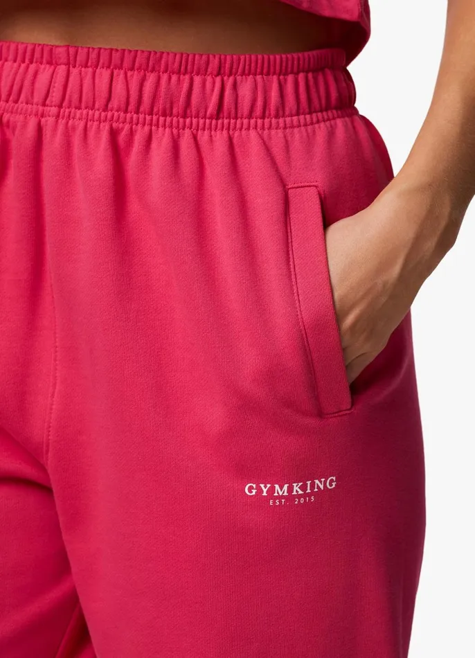 Gym King Joggers Women Established Relaxed Fit Jogger 8211 Raspberry Burst