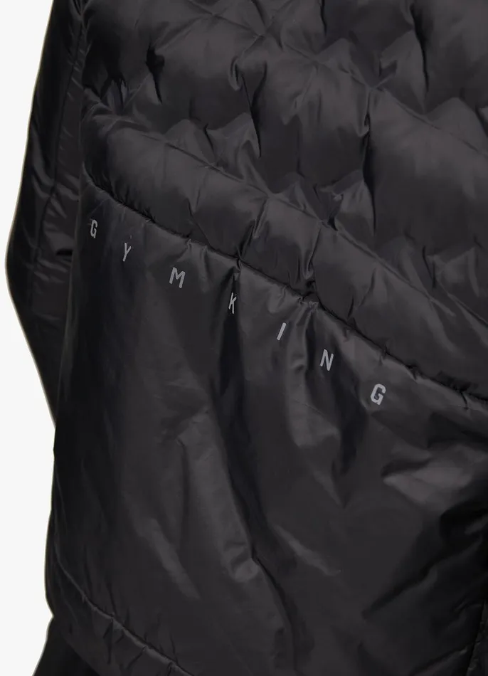 Gym King Outerwear Men Heat Sealed Tech Jacket 8211 Black