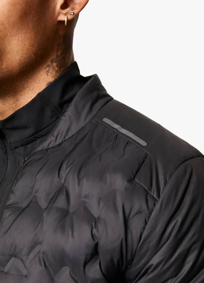 Gym King Outerwear Men Heat Sealed Tech Jacket 8211 Black