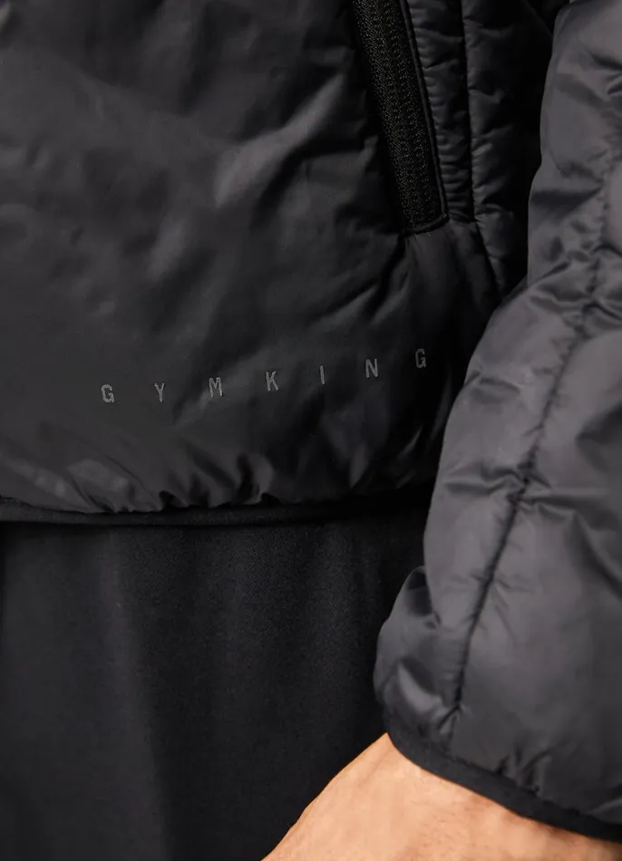 Gym King Outerwear Men Heat Sealed Tech Jacket 8211 Black