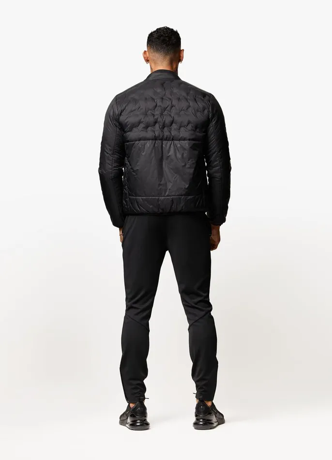 Gym King Outerwear Men Heat Sealed Tech Jacket 8211 Black