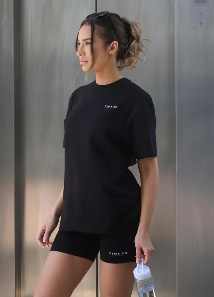 Gym King Shorts Women Established Cycle Short 8211 BlackWhite