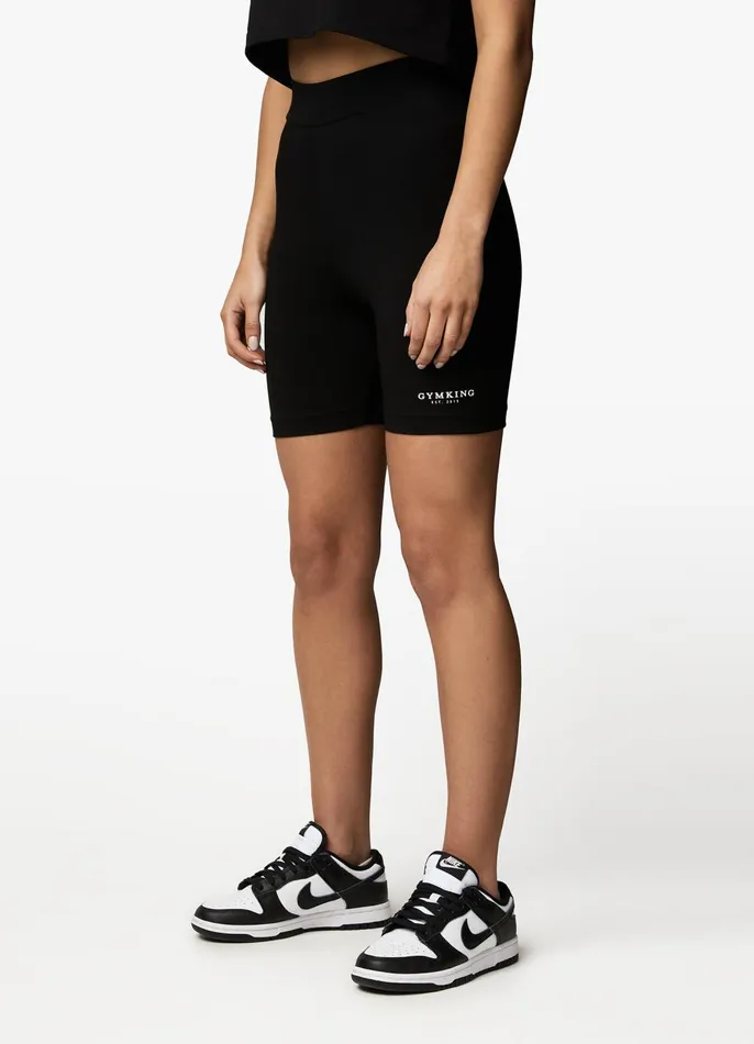 Gym King Shorts Women Established Cycle Short 8211 BlackWhite