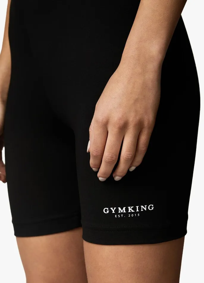 Gym King Shorts Women Established Cycle Short 8211 BlackWhite