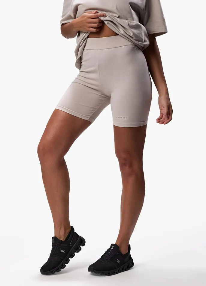 Gym King Shorts Women Stoic Cycle Short 8211 Light Stone