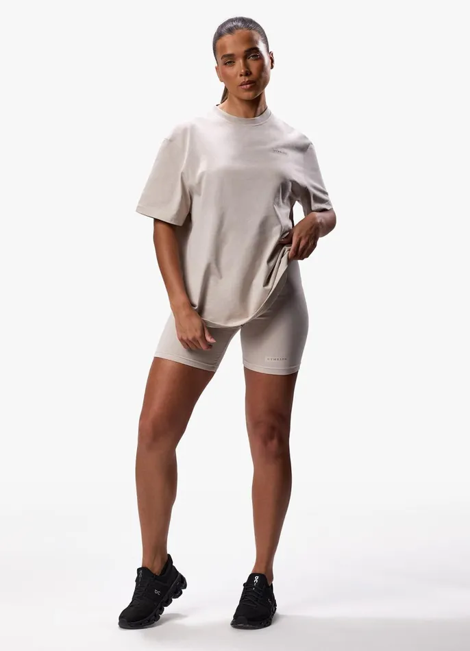 Gym King Shorts Women Stoic Cycle Short 8211 Light Stone