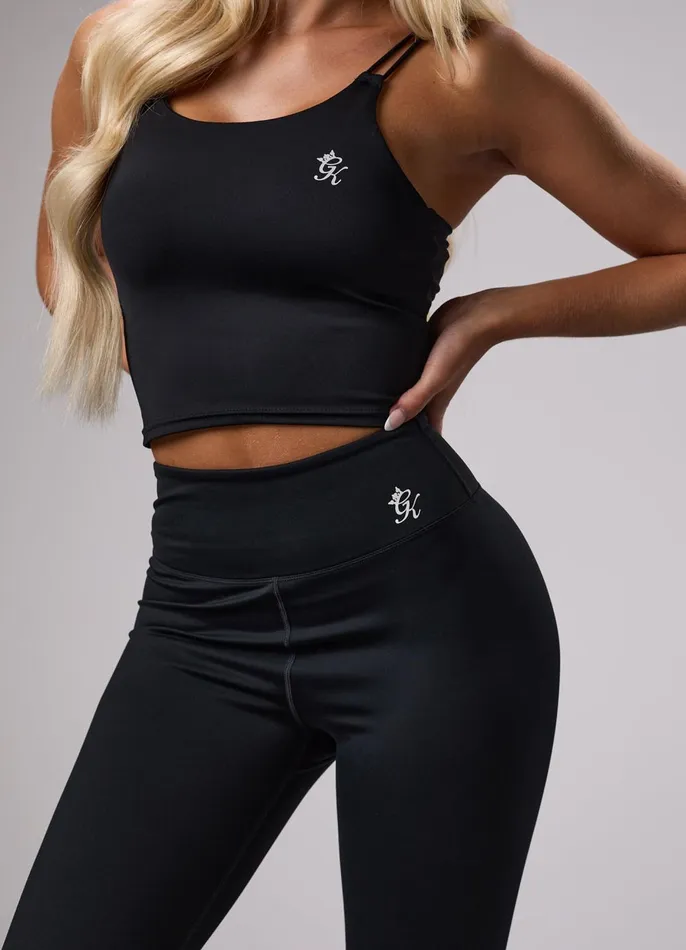 Gym King Sports Bras Women 365 Long Line Tank 8211 Black