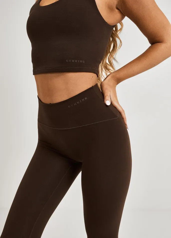 Gym King Sports Bras Women Peach Luxe Tank 8211 Cocoa Luxe