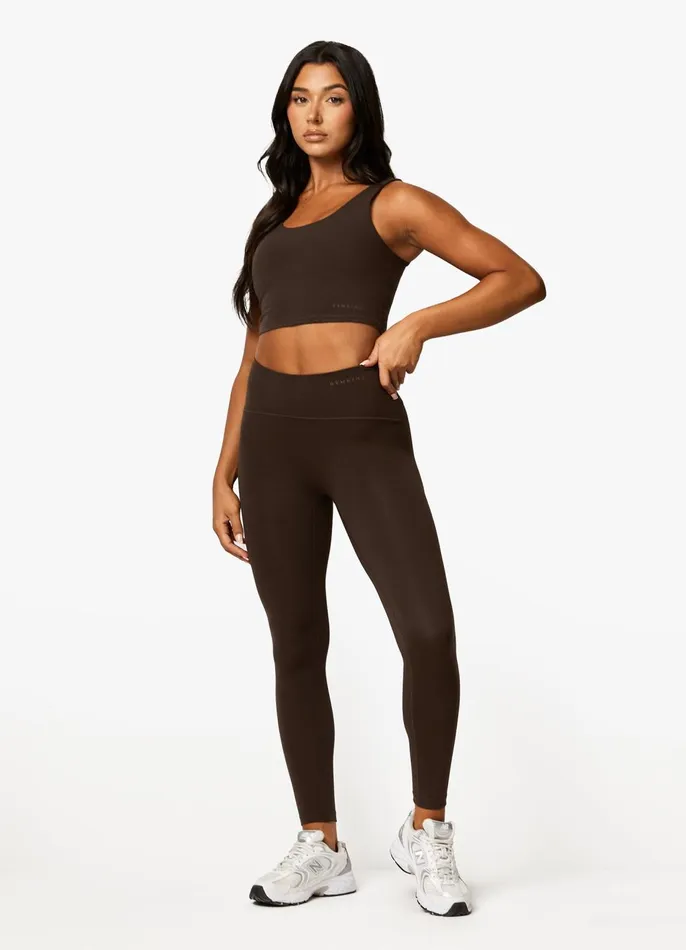 Gym King Sports Bras Women Peach Luxe Tank 8211 Cocoa Luxe