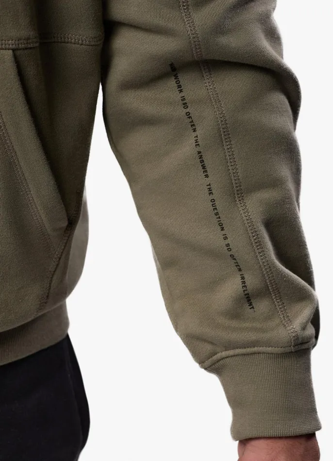 Gym King Sweatshirts and Hoodies Men Compass Hood 8211 Deep Khaki